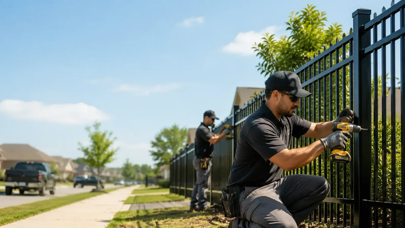 Metal Fence Installation in Middletown, VA
